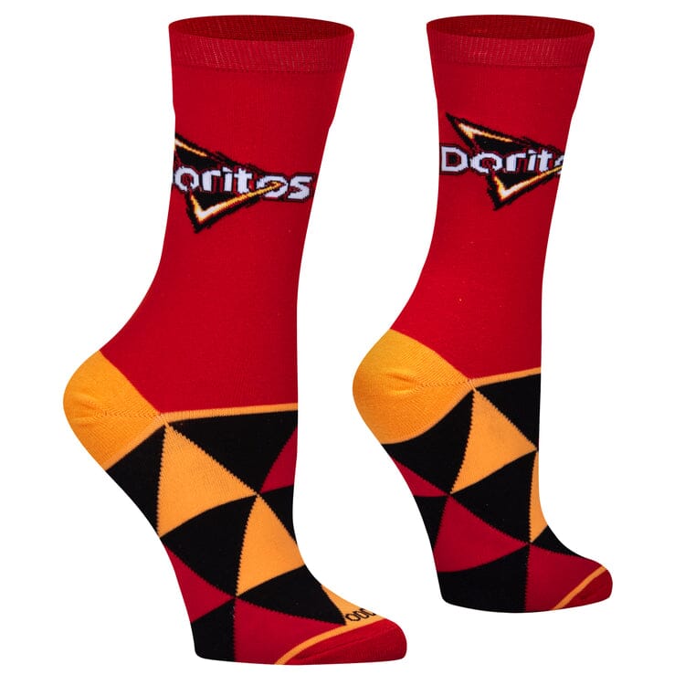 Doritos Nacho Cheese Crew Socks | Women's - Knock Your Socks Off