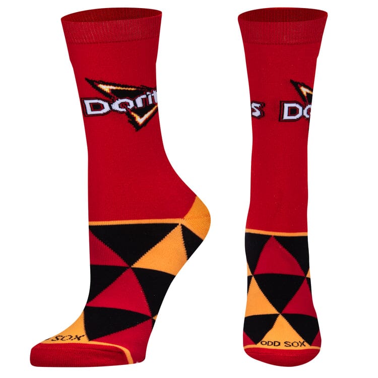 Doritos Nacho Cheese Crew Socks | Women's - Knock Your Socks Off