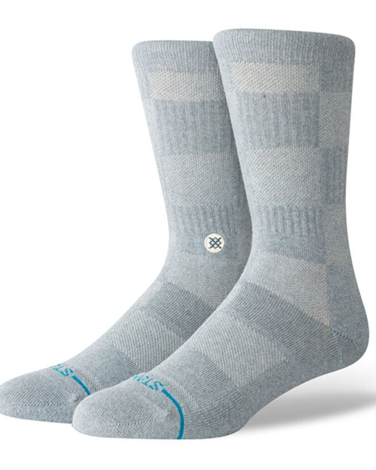 Down and Out Blue Men's Crew Socks 
