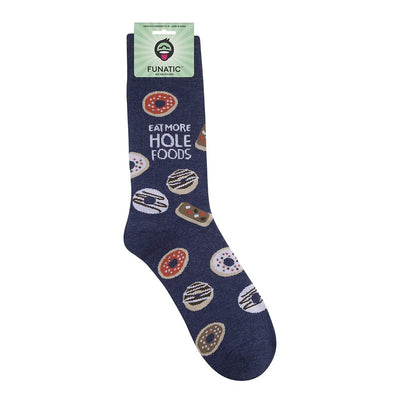 Eat More Hole Foods Crew Socks | Unisex