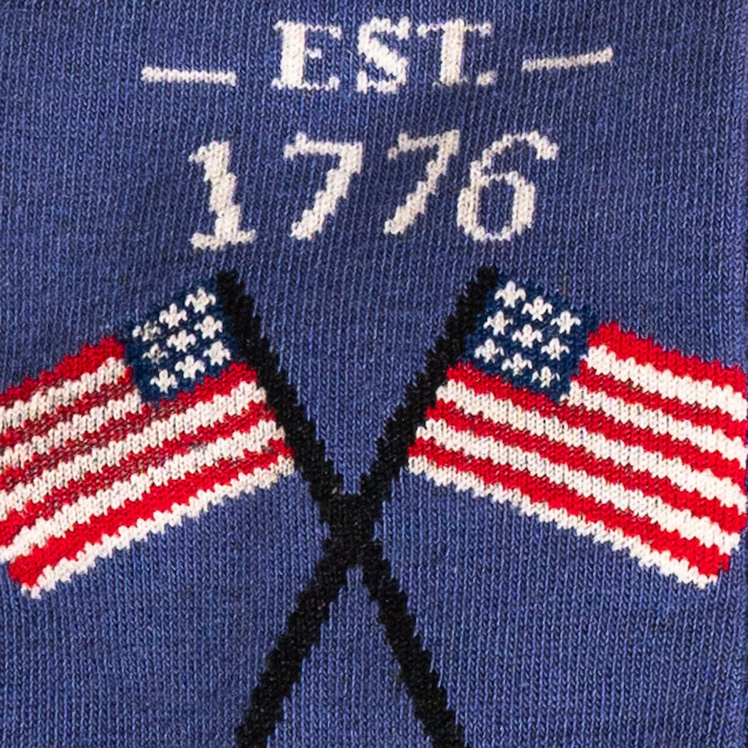Est. 1776 Crew Socks | Men's - Knock Your Socks Off