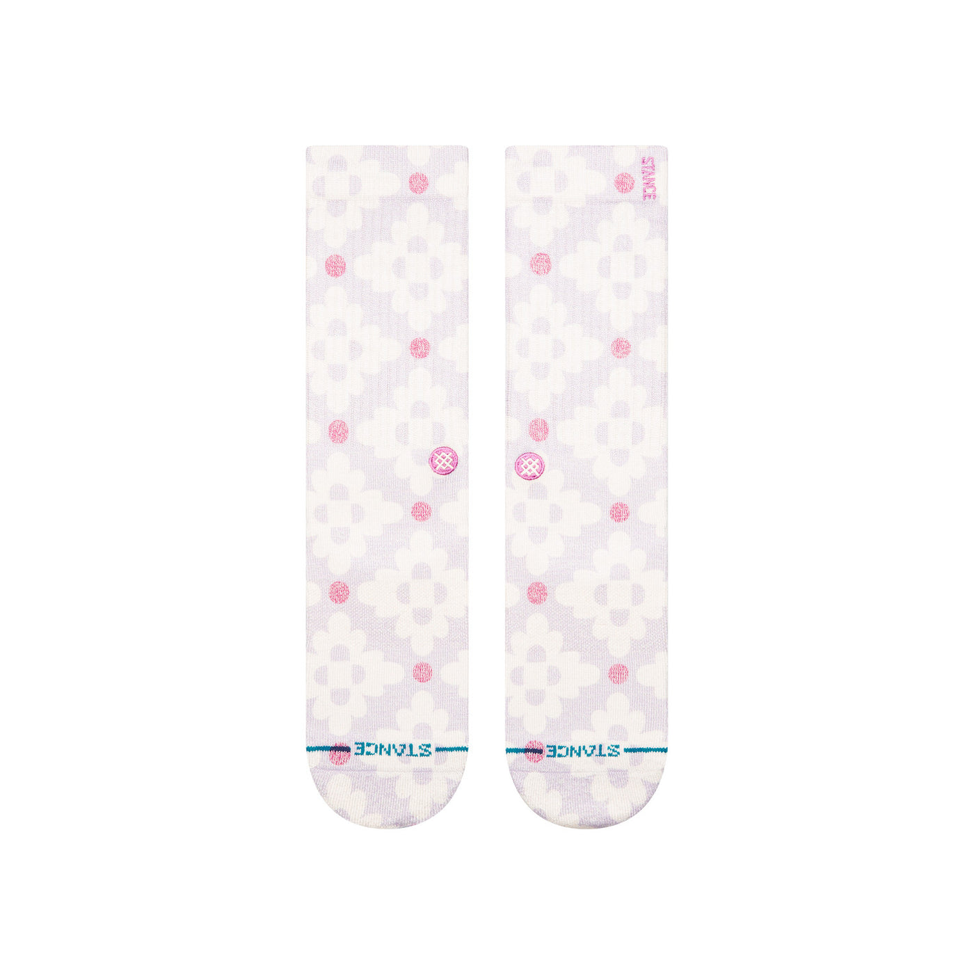 San Lucas Orchid Crew Socks | Women's