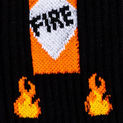 Fire Athletic Crew Socks | Men's - Knock Your Socks Off