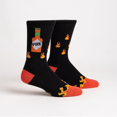 Fire Athletic Crew Socks | Men's - Knock Your Socks Off