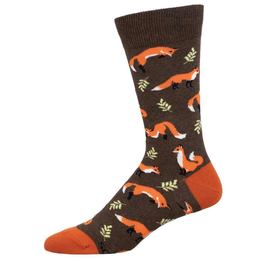 Fleet as a Fox Crew Socks | Men's - Knock Your Socks Off