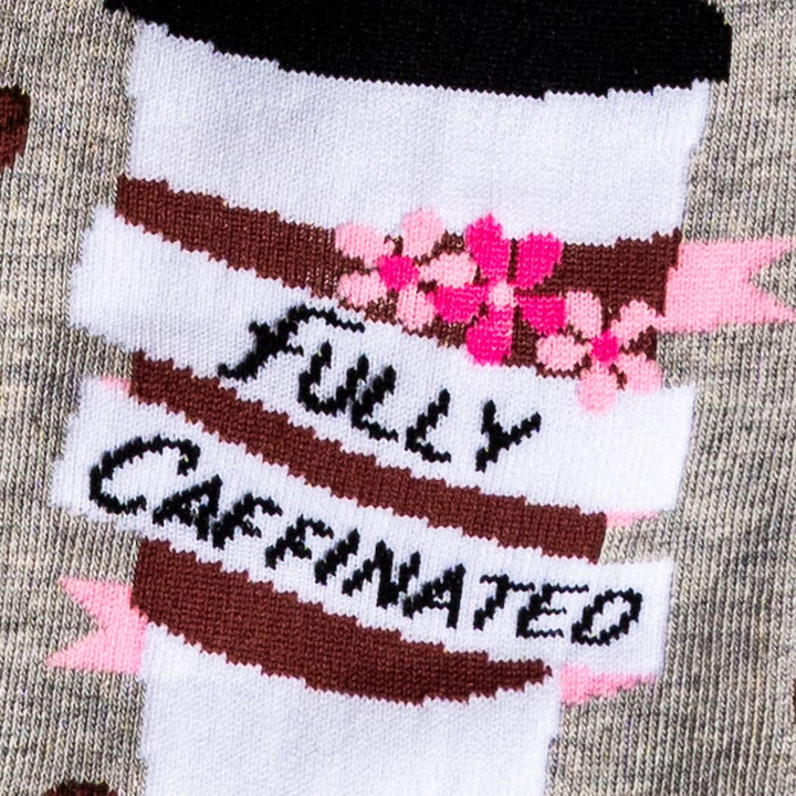 Fully Caffeinated Crew Socks | Women&