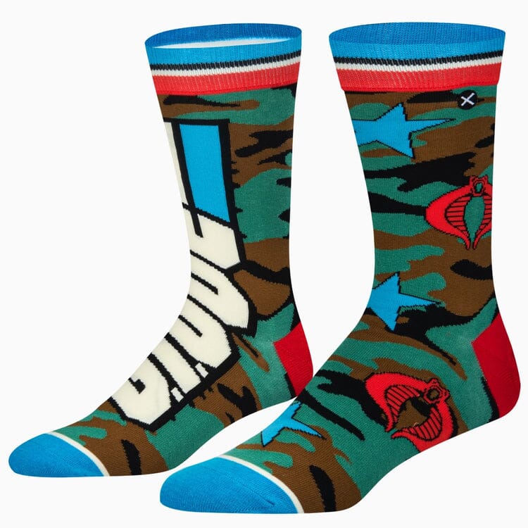 G.I. Joe Split Crew Socks | Men's - Knock Your Socks Off