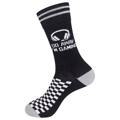 Go Away I'm Gaming Crew Socks | Unisex - Knock Your Socks Off