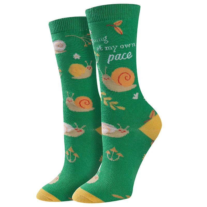 Going at my Own Pace Crew Socks | Women's