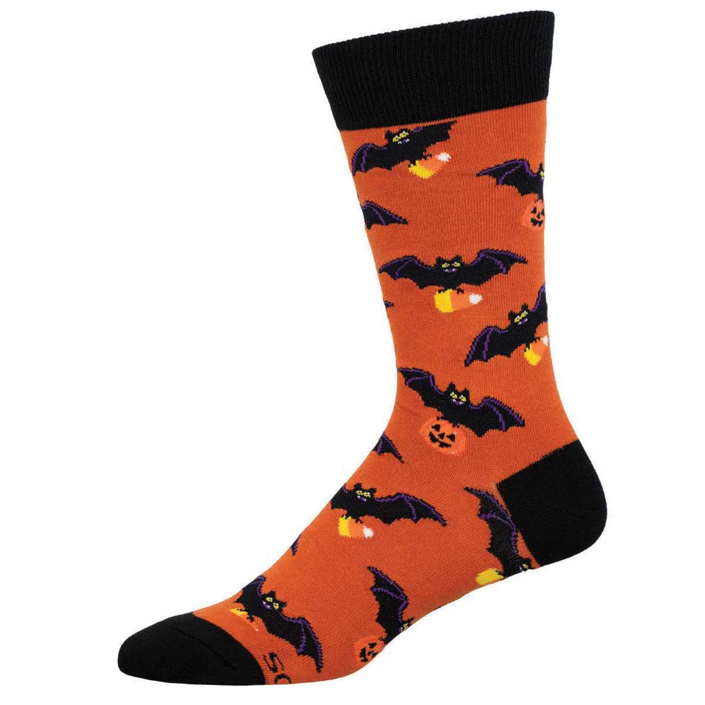 Going Batty for Candy Crew Socks | Men's - Knock Your Socks Off