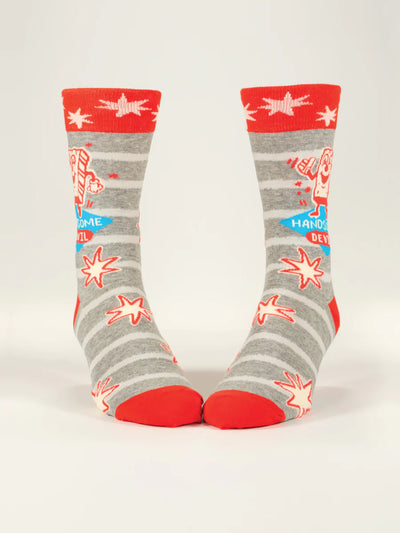 Handsome Devil Crew Socks | Men's