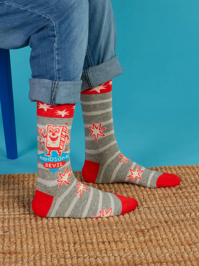Handsome Devil Crew Socks | Men's