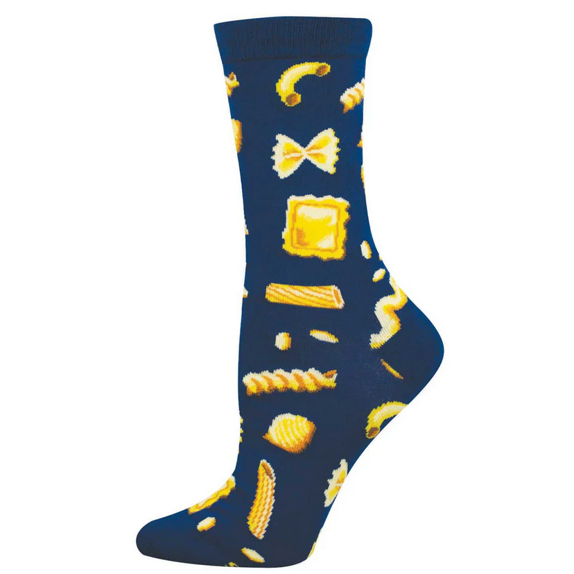 Hasta La Pasta Crew Socks - Women's