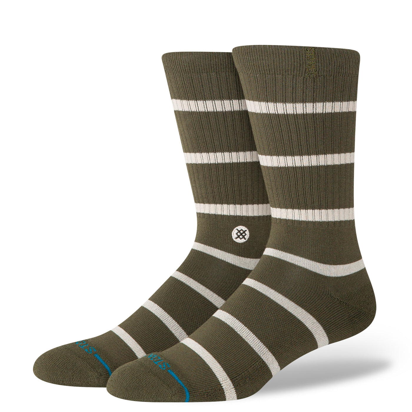 Heritage Olive Men's Crew Socks