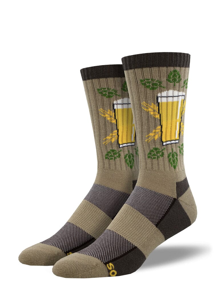 Home Brew Merino Wool Crew Socks | Men's - Knock Your Socks Off
