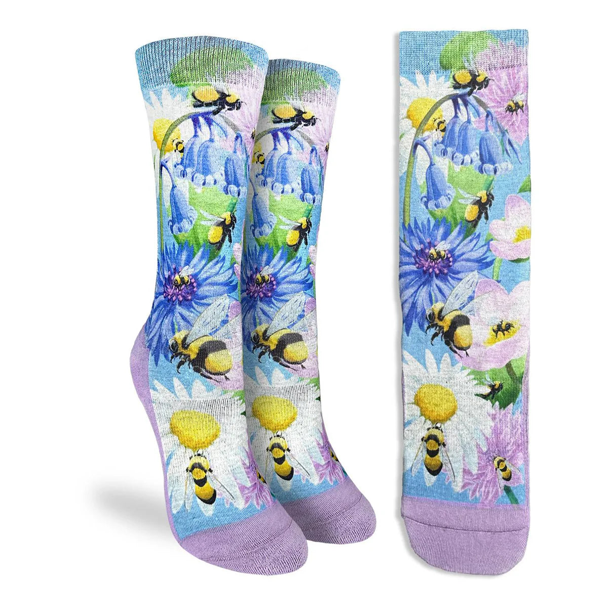 Honey Bees Crew Socks | Women's - Knock Your Socks Off