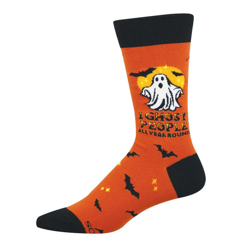 I Ghost People Year Round Crew Socks - Men's
