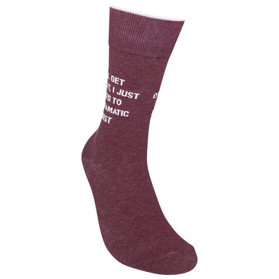 I'll Get Over It, I Just Need To Be Dramatic First Crew Socks | Unisex