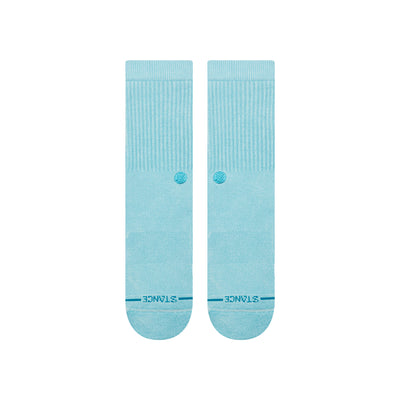 Icon Dyed Electricblue Crew Socks | Men's