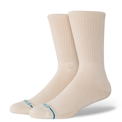 Icon Oatmeal Womens's Crew Socks 