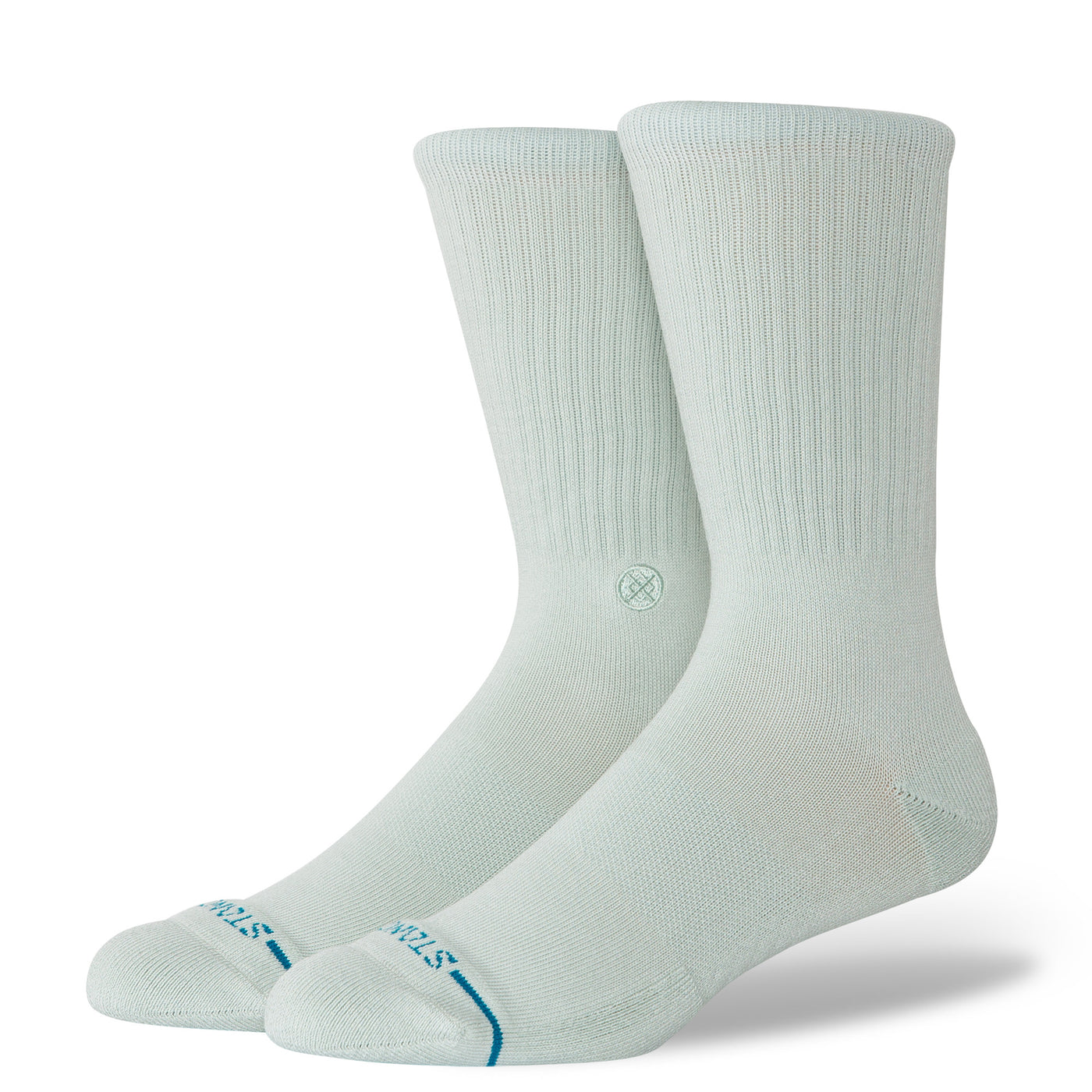 Icon Pale Blue Women's Crew Socks 