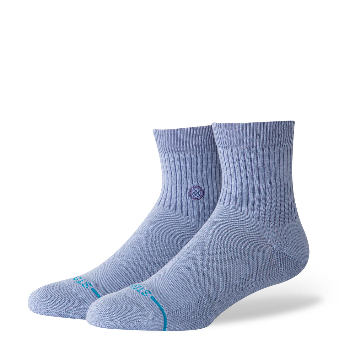 Icon Pop Quarter Stoneblue Ankle Socks | Women&