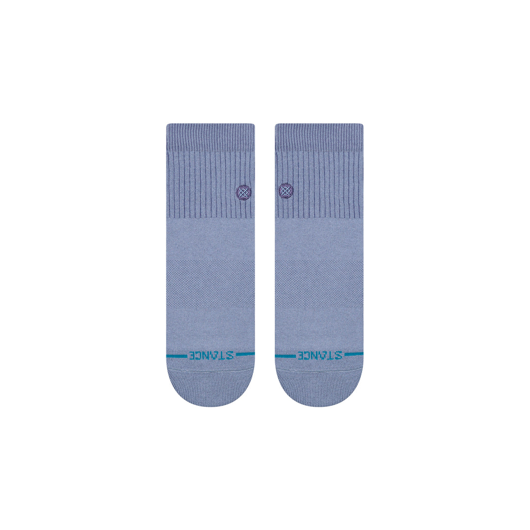 Icon Pop Quarter Stoneblue Ankle Socks | Women&