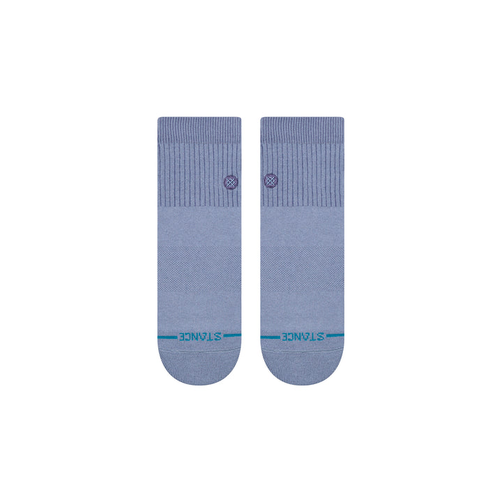 Icon Pop Quarter Stoneblue Ankle Socks | Women&