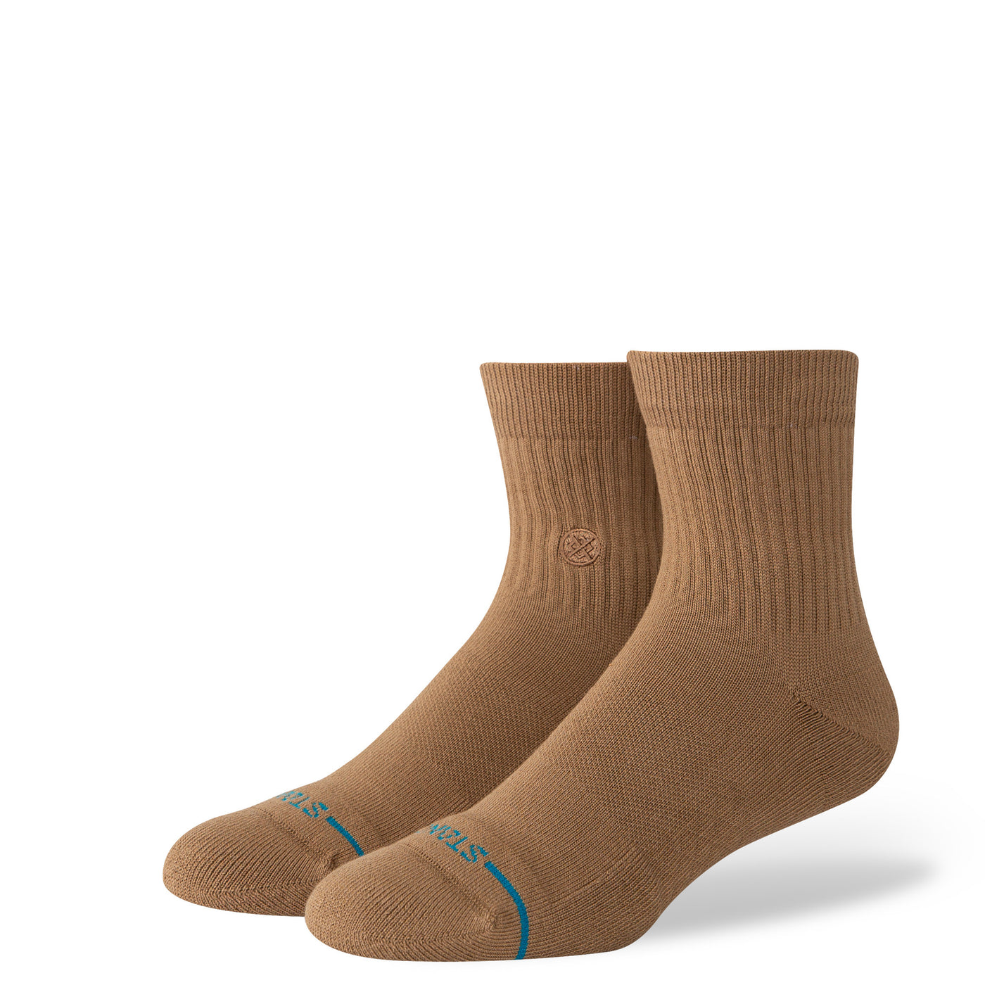 Icon Quarter Brown Women's Ankle Socks