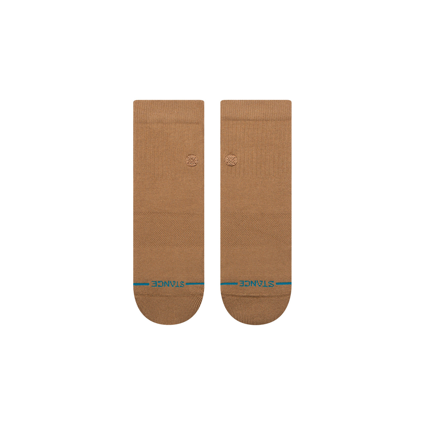Icon Quarter Brown Women's Ankle Socks