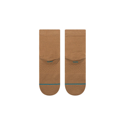 Icon Quarter Brown Women's Ankle Socks