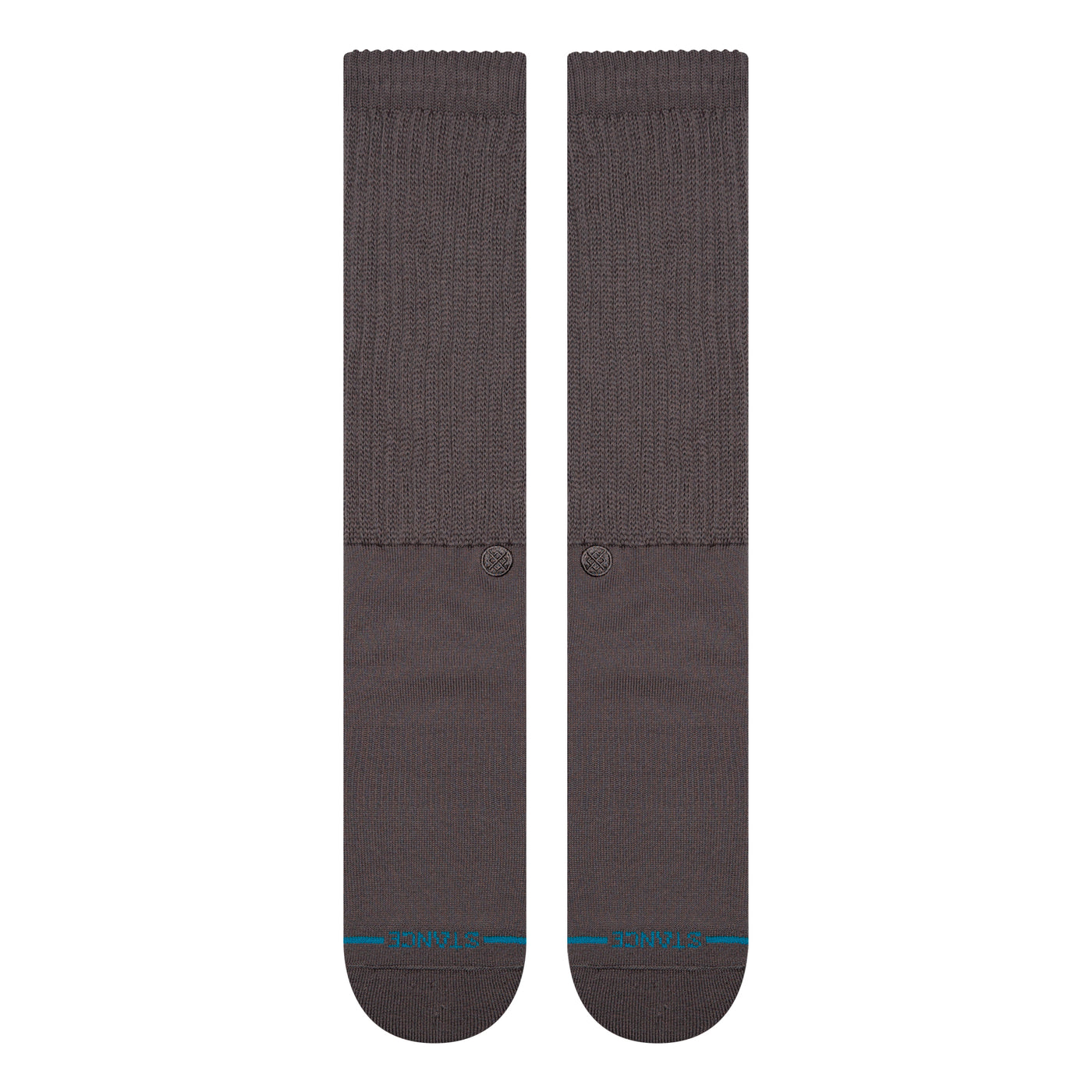 Icon women's slouch crew socks - charcoal
