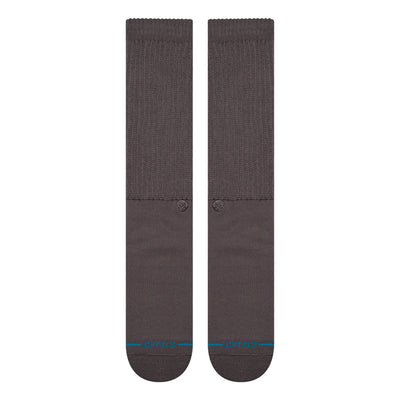 Icon women's slouch crew socks - charcoal