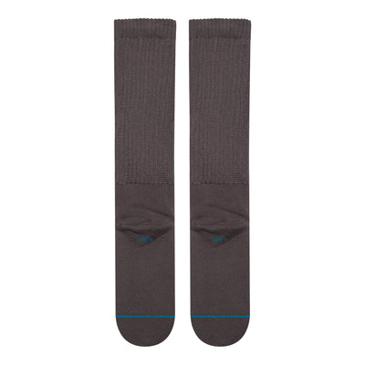 Icon women's slouch crew socks - charcoal