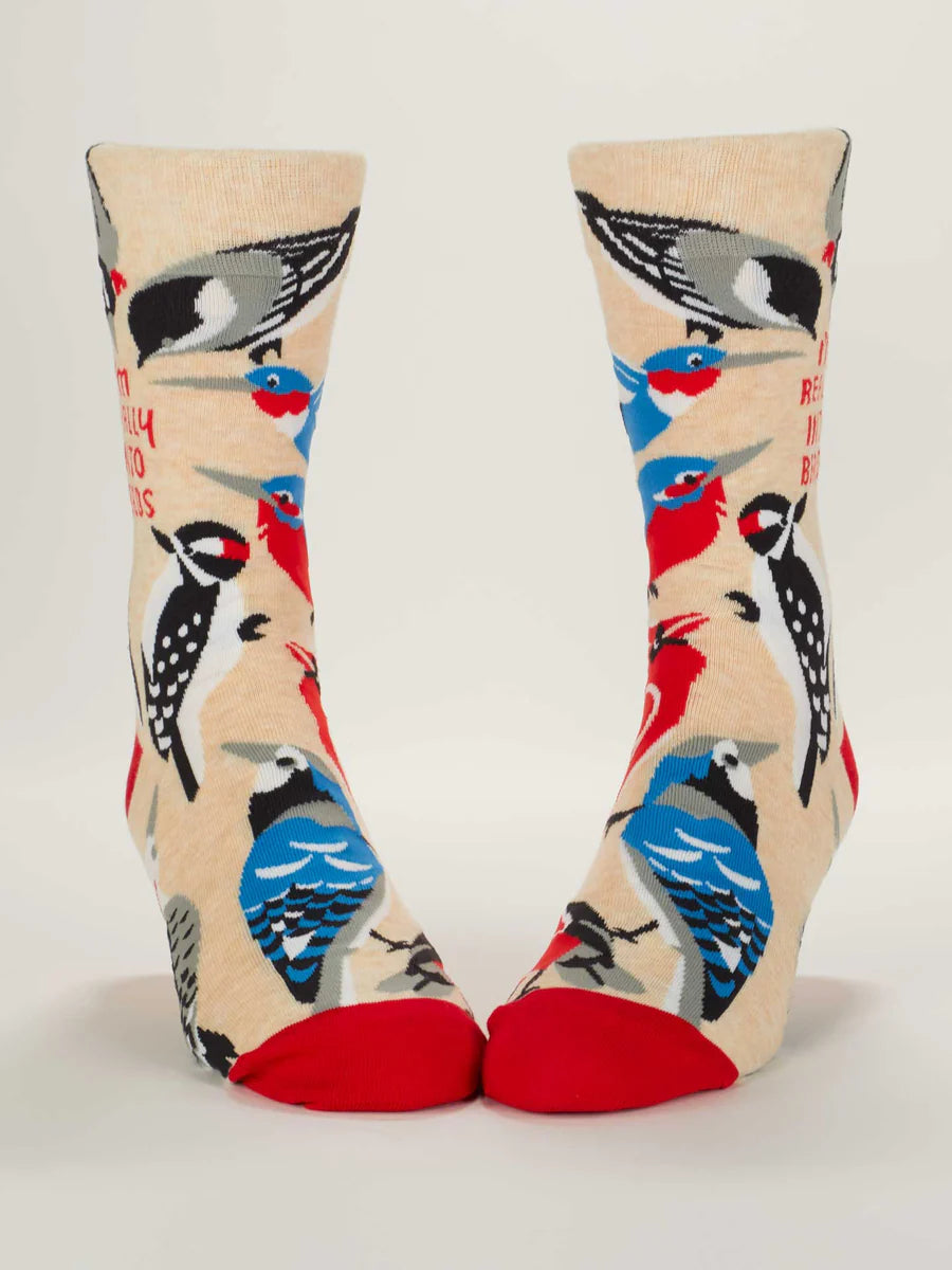 I'm Really Into Birds Crew Socks | Men's