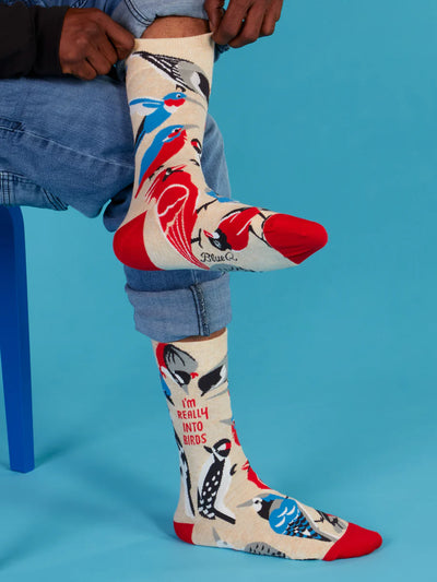 I'm Really Into Birds Crew Socks | Men's