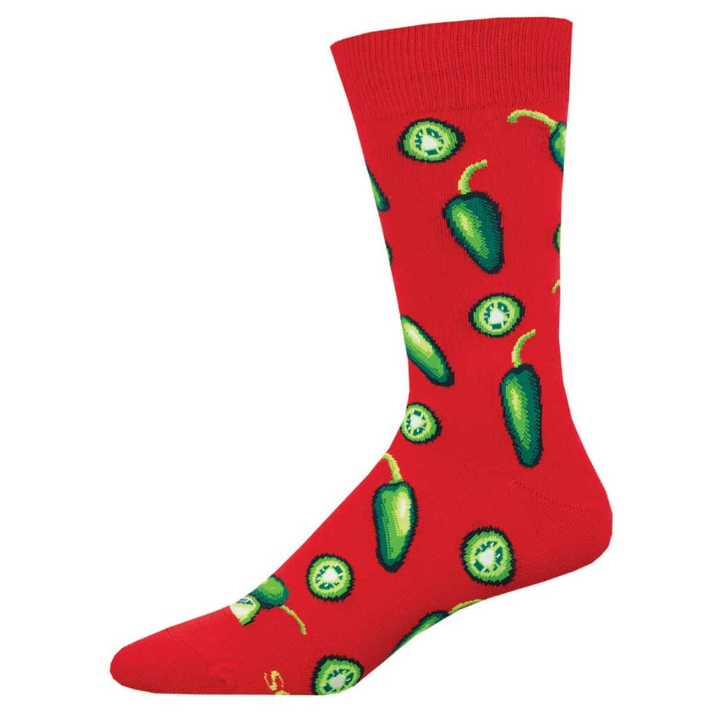 Jalapeno Business Crew Socks | Men's - Knock Your Socks Off