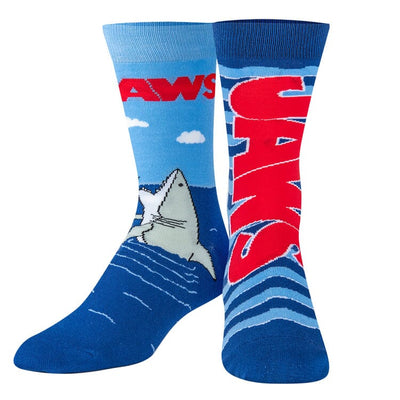 Jaws Open Wide Crew Socks | Men's - Knock Your Socks Off