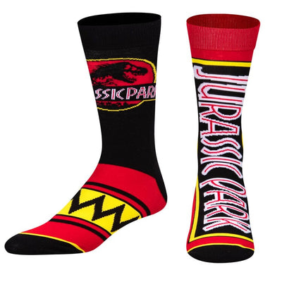 Jurassic Park Split Crew Socks | Men's - Knock Your Socks Off