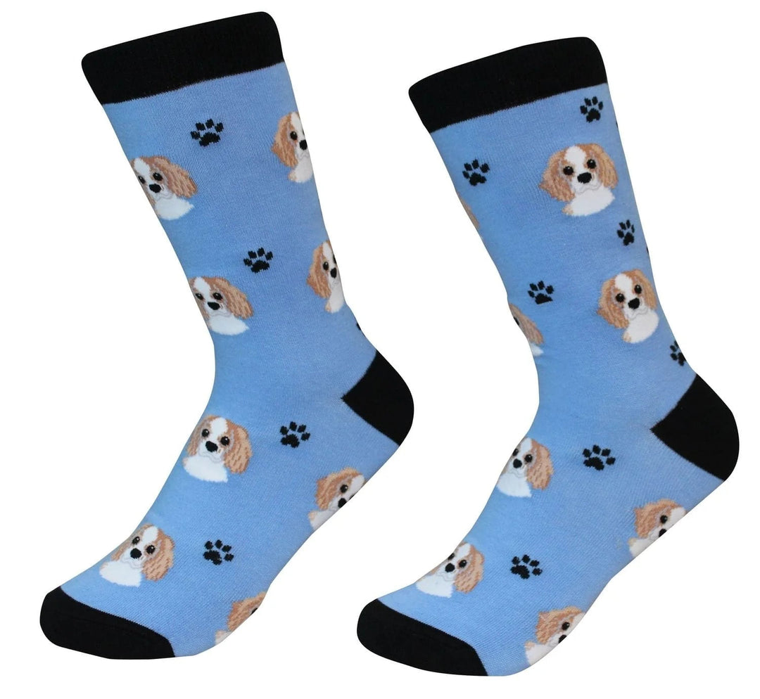 King Charles Cavelier Crew Socks | Unisex - Knock Your Socks Off