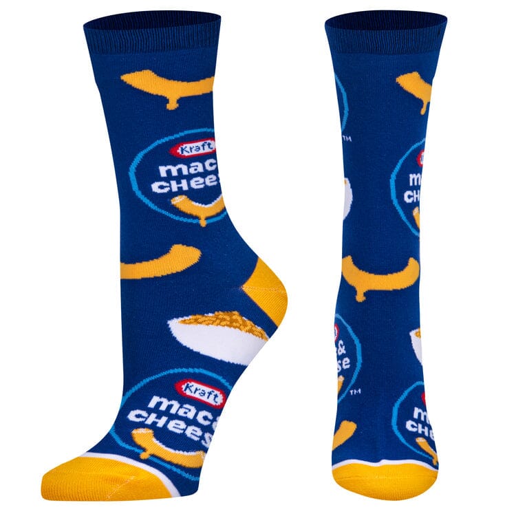 Kraft Mac and Cheese Crew Socks | Women's - Knock Your Socks Off