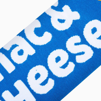 Kraft Mac and Cheese Split Crew Socks | Men's - Knock Your Socks Off