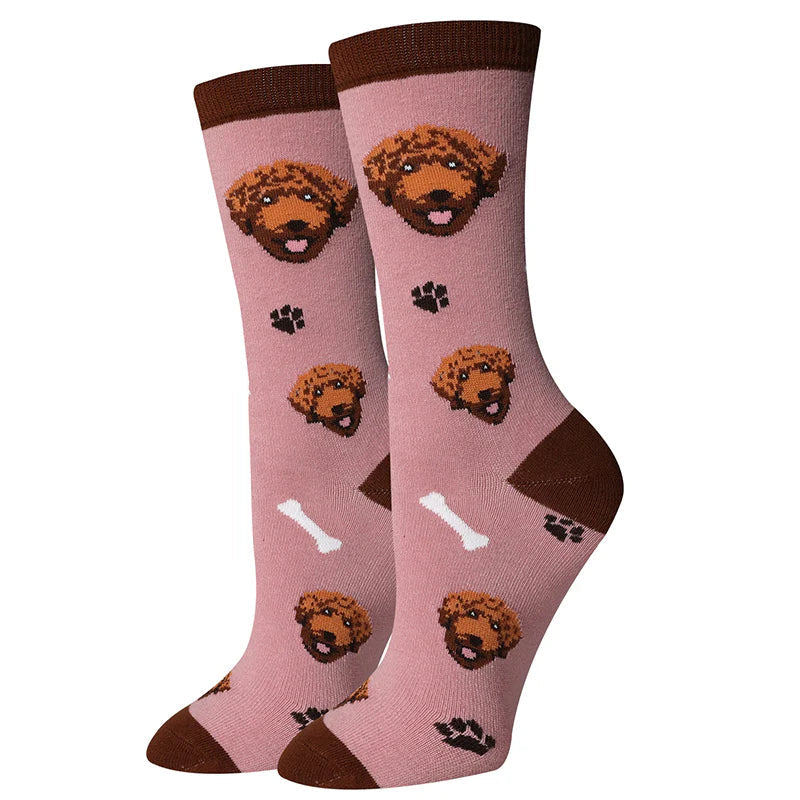 Labradoodle Crew Socks | Women&