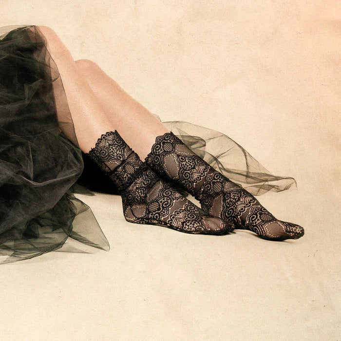 Lace (Cut/Sew) Crew Socks | Women&