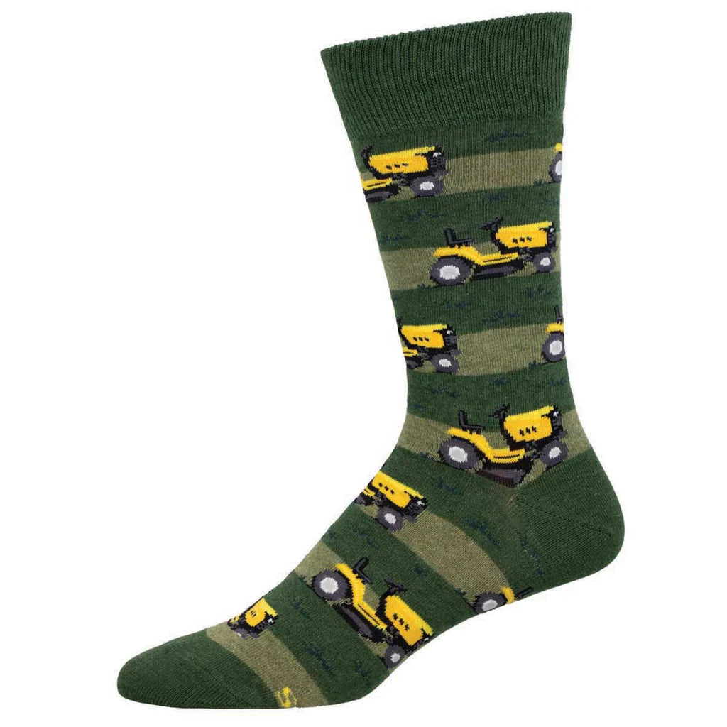 Lawn Mower Crew Socks | Men's - Knock Your Socks Off