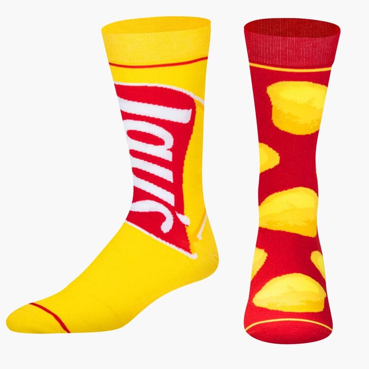 Lays Split Crew Socks | Men's - Knock Your Socks Off