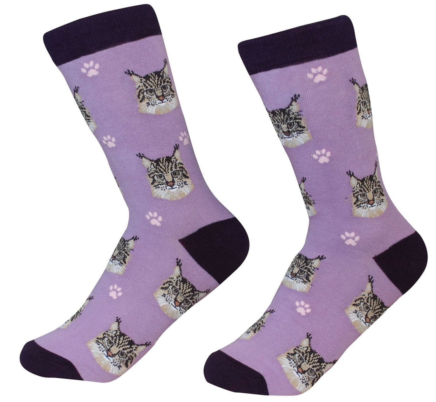 Maine Coon Cat Crew Socks | Unisex - Knock Your Socks Off
