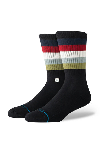 Maliboo Black Crew Socks | Men's