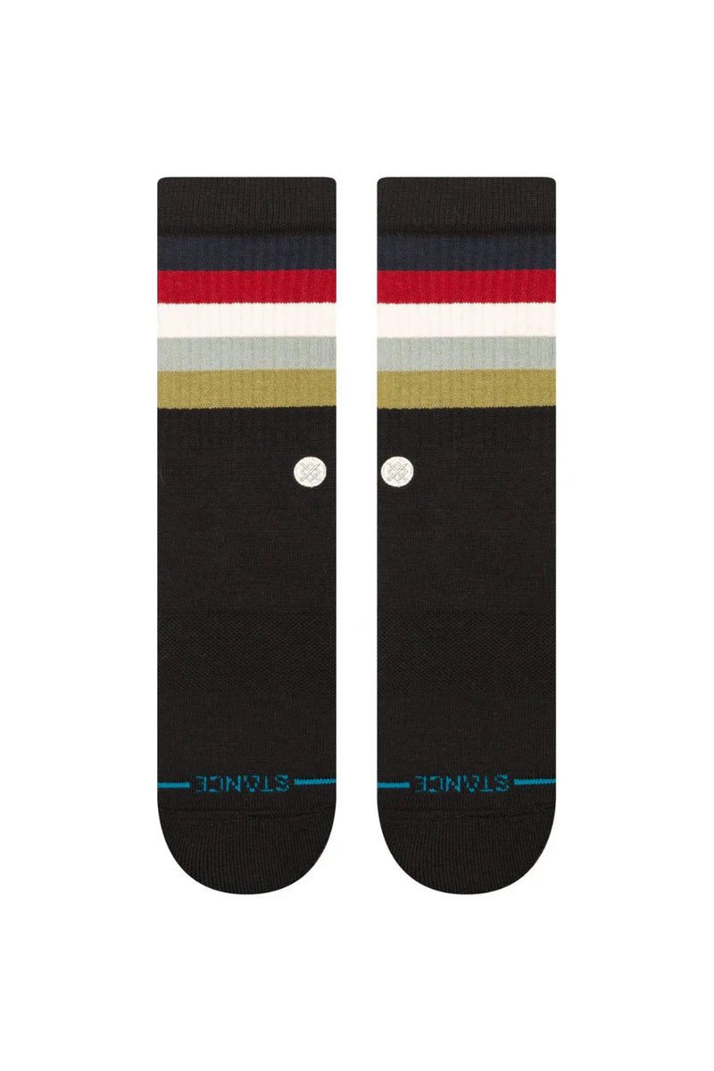 Maliboo Black Crew Socks | Men's