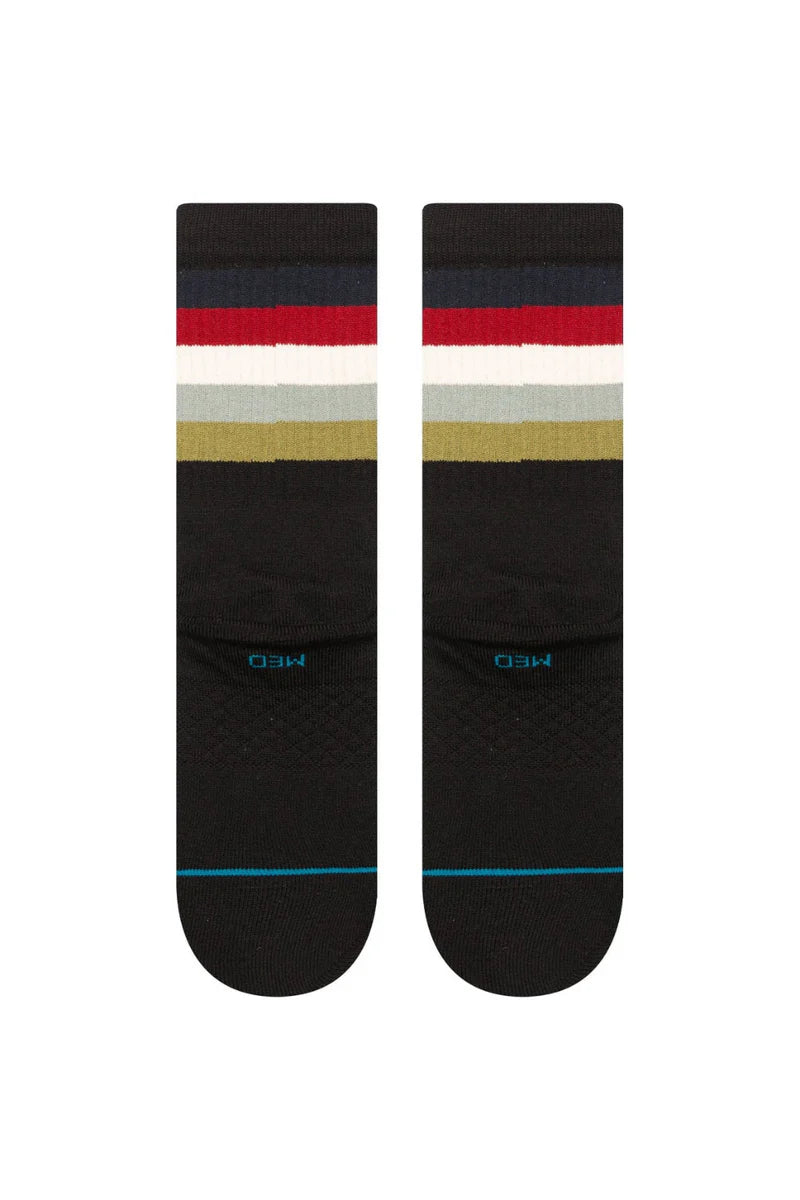 Maliboo Black Crew Socks | Men's